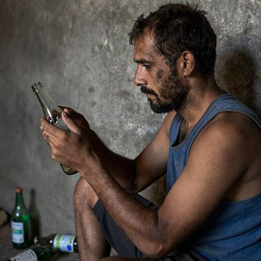 Portrait of a Struggling Outcast