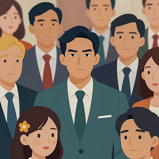 Vibrant Social Gathering Illustration