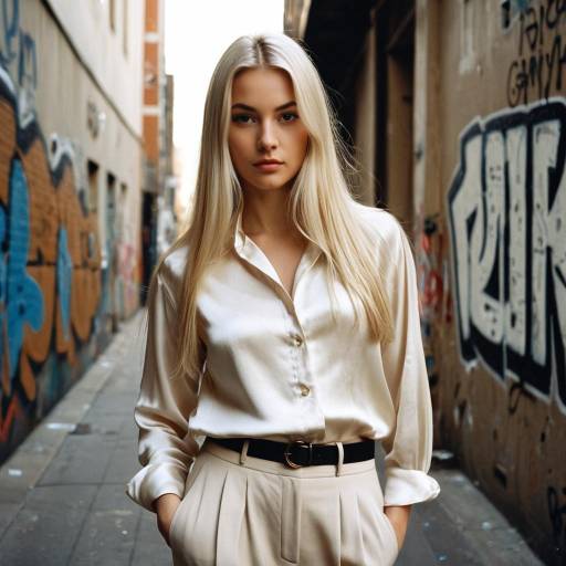 Elegant Urban Portrait of a Young Woman