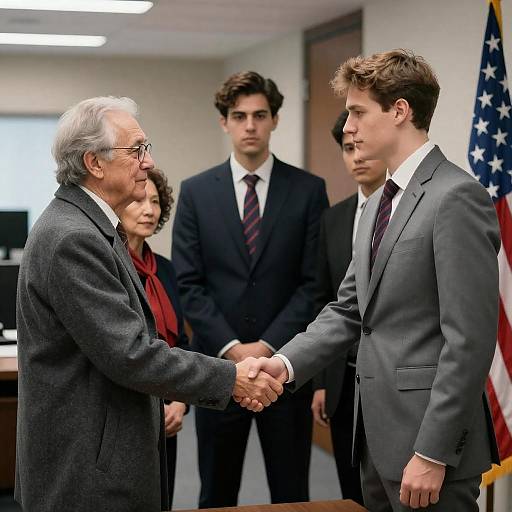 Office Meeting with Diverse Individuals