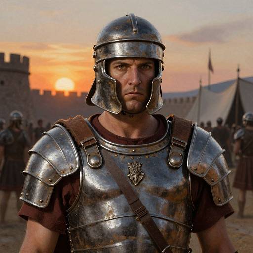 Hyper-Realistic Roman Soldier Portrait