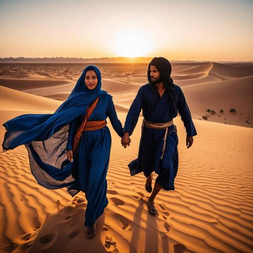 Romantic Twilight Run in the Sahara Romantic Twilight Run in the Sahara