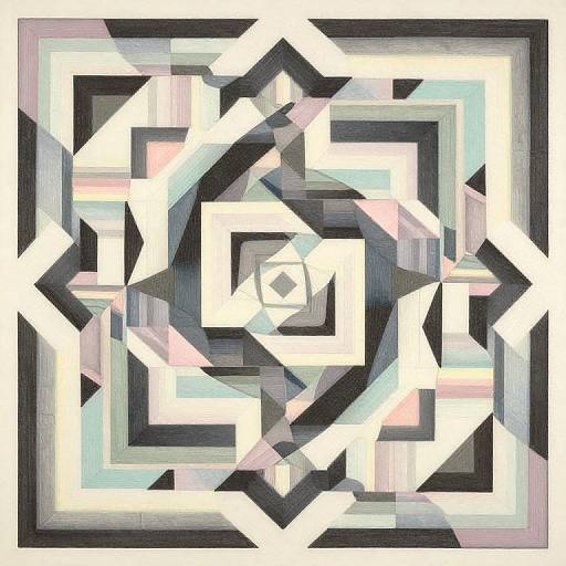 Escher-Inspired Surreal Geometric Illusion