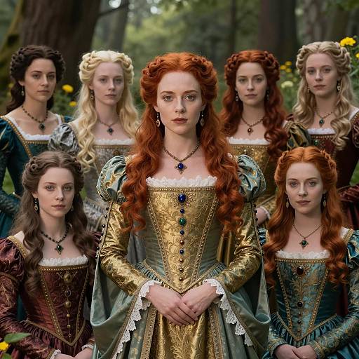 Elegant Medieval Portrait of Jane Seymour