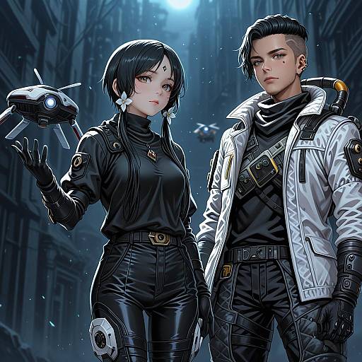 Illustration of Hack (apex legends), apex legends in the style of Syunzou