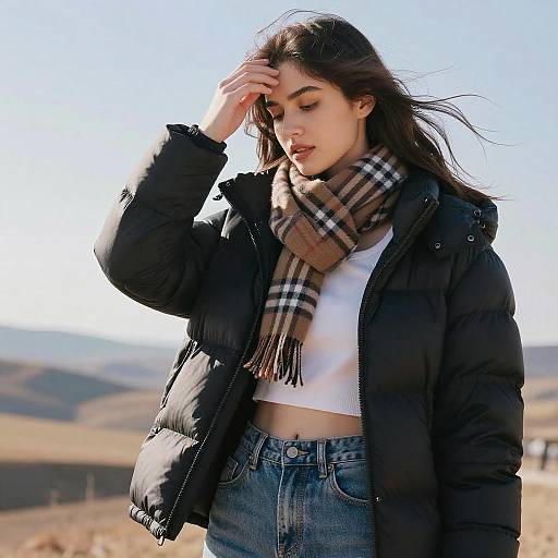 Young Woman in Bright Outdoor Setting