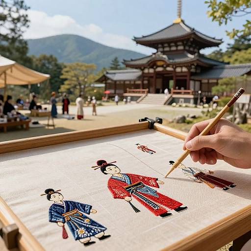 Embroidery Digitizing RPG Training Scene