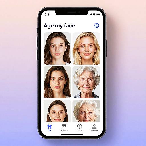 Age Progression Face Transformation App