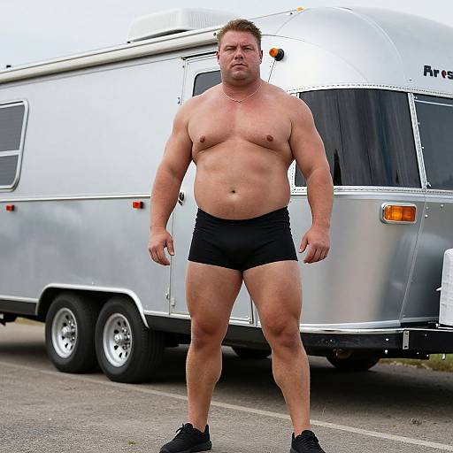 Muscular Strongman by Silver Airstream