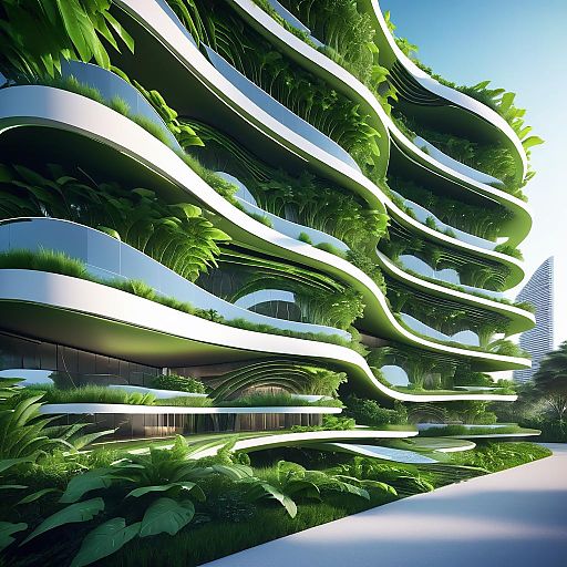 Futuristic Eco-Friendly Office Building Design Futuristic Eco-Friendly Office Building Design