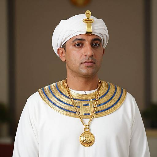 Egyptian Man in Traditional Dress