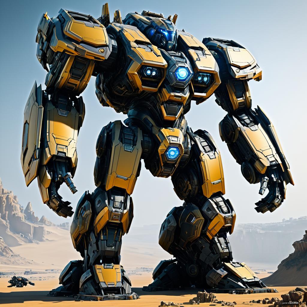 Epic Titan Atlas Mech Concept Art