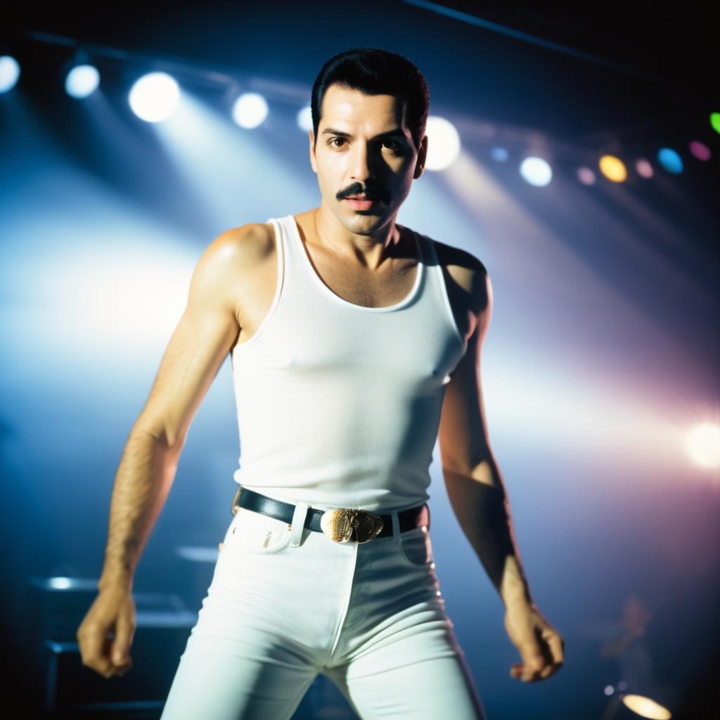 Nostalgic Freddie Mercury Pinhole Portrait