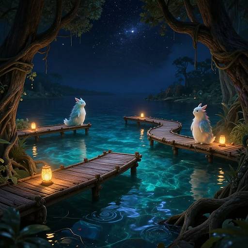 Ethereal Fantasy Floating Docks