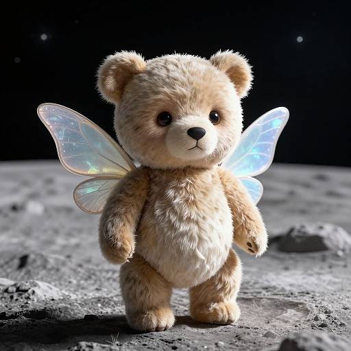 Teddy Bear King on the Moon