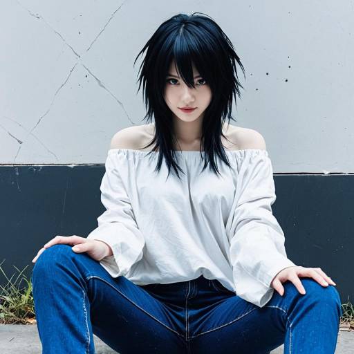 L Death Note Cosplay Costume Idea