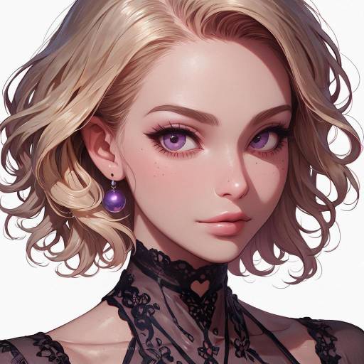 Charming Fashionista in Luxurious Lingerie