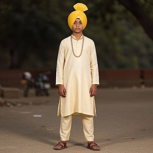 Indian Male in Traditional Costume