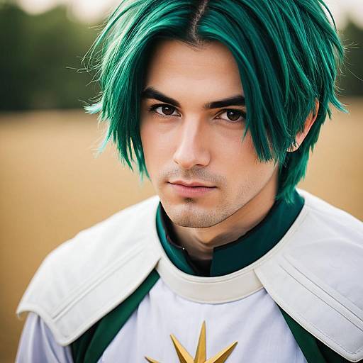 Lifestyle costume photo of Allelujah haptism. Cosplay clothes