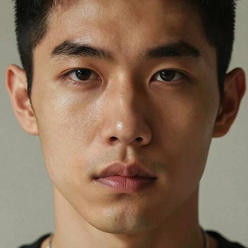 Photorealistic Male Portrait with Details