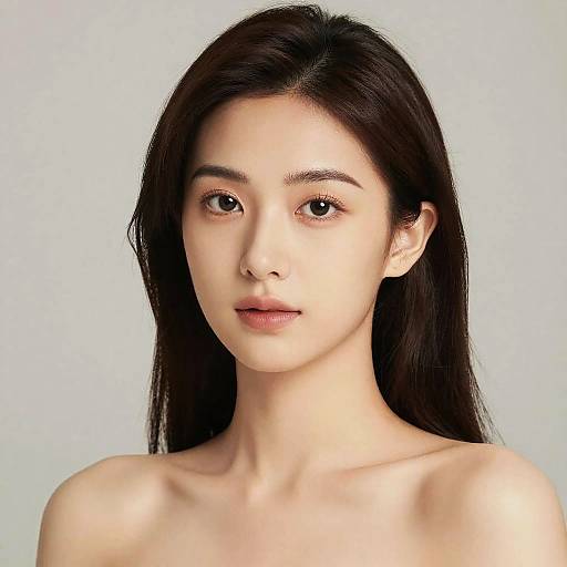 Elegant Woman Portrait with Natural Beauty