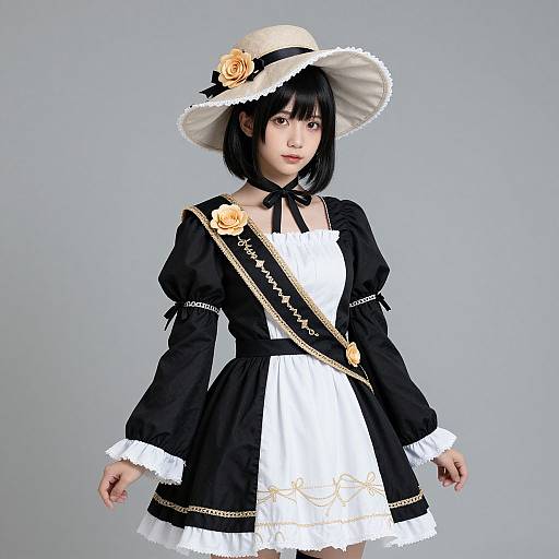 Realistic Facilier Girl Costume Portrait