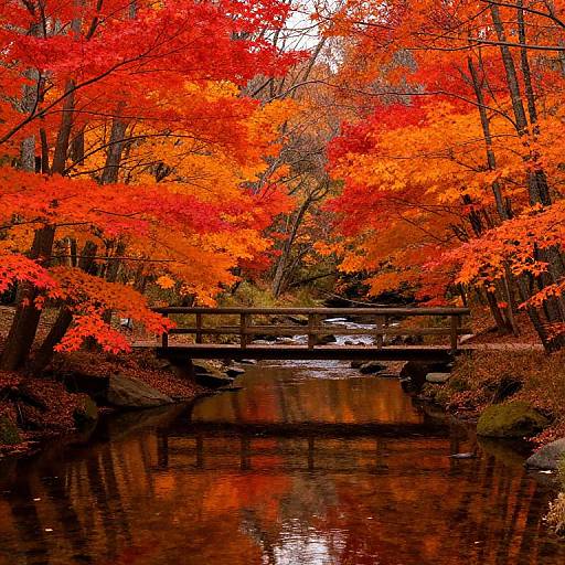 Autumn Brookshield with Fiery Maples