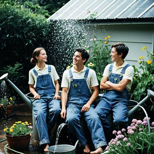 Whimsical Gardeners in an Alien Kitchen