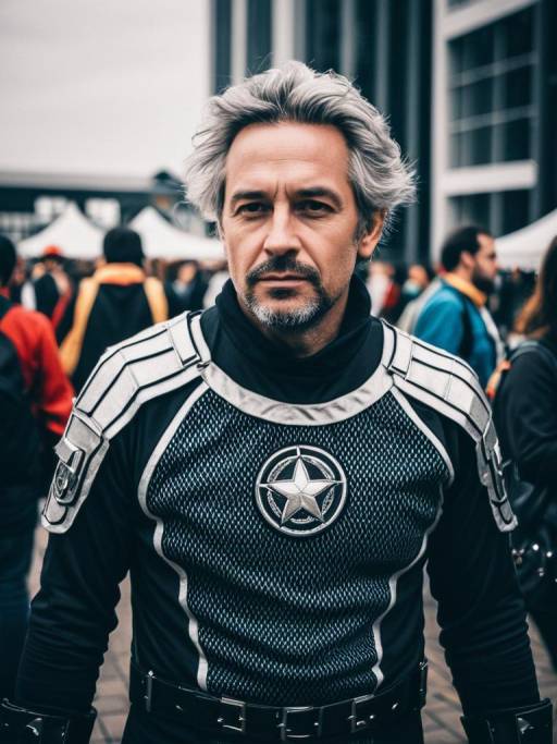 Man in Jersey Costume at Cosplay Festival