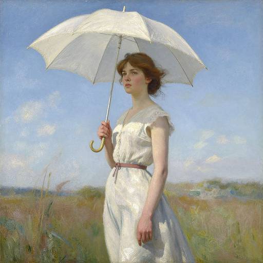 Woman with Parasol by Frieseke