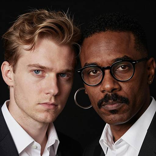 Intense Expressions in Dramatic Contrast