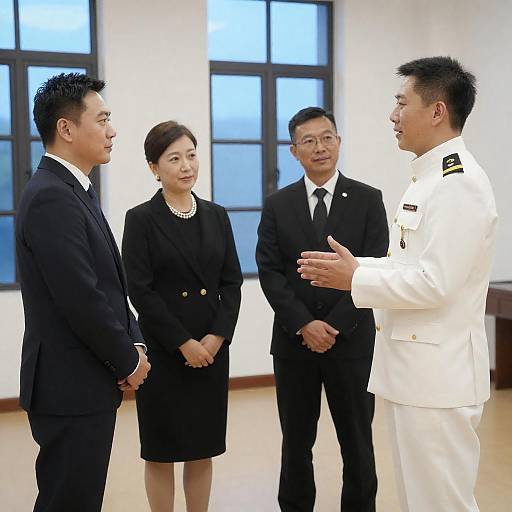 Formal Gathering with Stylish Attire