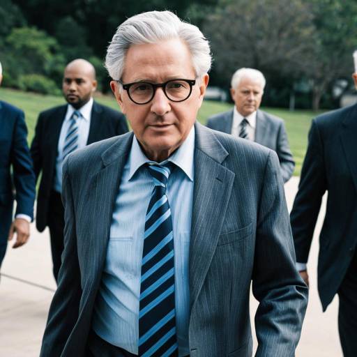 Elderly Businessman Leading Group Outdoors