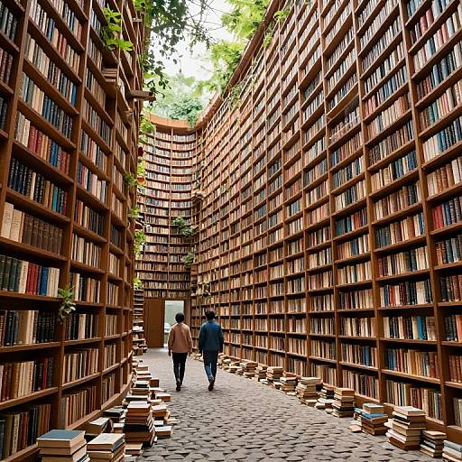 Endless Surreal Sky Library