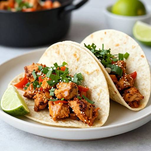 Crockpot Salsa Chicken Tacos
