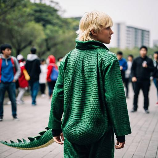 Realistic Male Crocodile Tail Cosplay