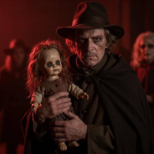 Ominous Portrait of a Rugged Man