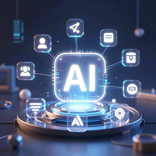 Dynamic AI Core Icon Generator