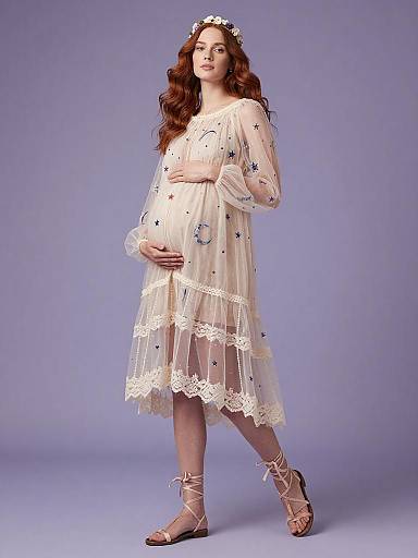 Ethereal Fairy Maternity Fashion Portrait