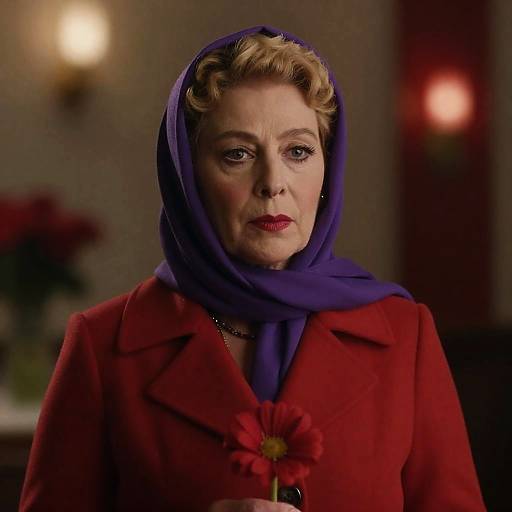 Intense Portrait of a Stylish Woman