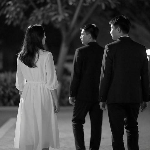 Noir Night: Woman in White, Two Men