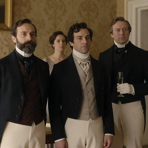 19th Century Formal Attire Portrait