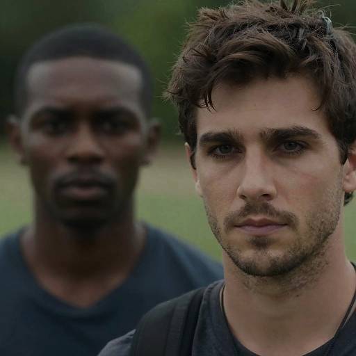 Portrait of Two Men in Nature