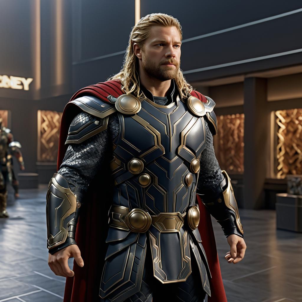 Photorealistic Thor from Marvel Comics