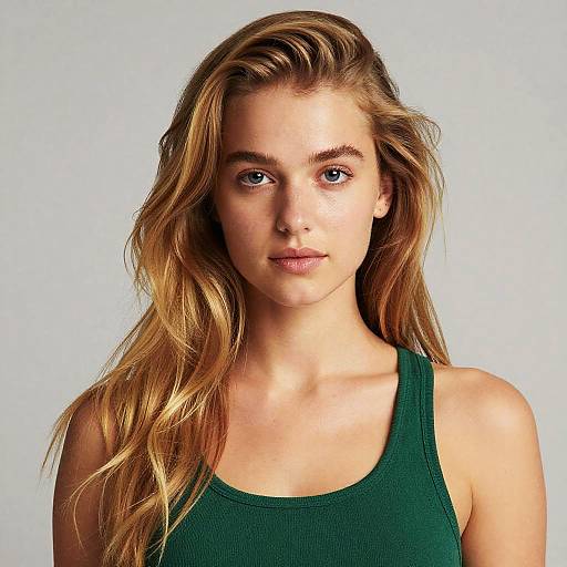 Close-up Portrait of Blonde Woman