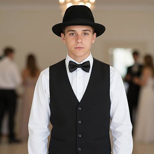 Dapper Groom at Costume Wedding