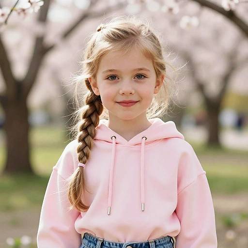 Young Girl Portrait in Spring Light