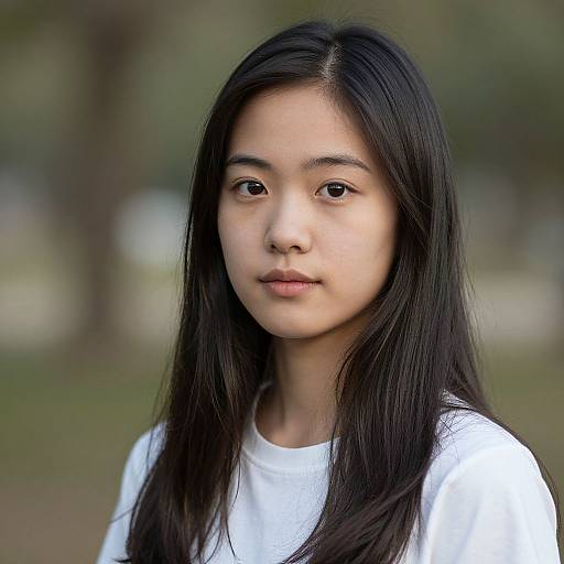 Elegant Young Woman Portrait