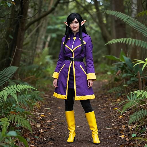 Amity Blight Cosplay in Forest