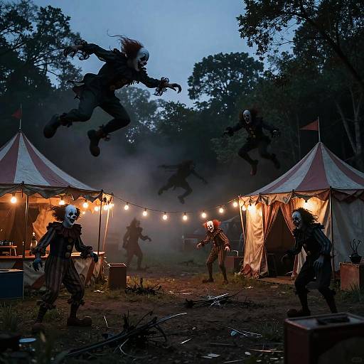 Creepy Carnival at Dusk